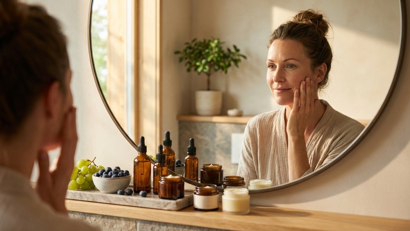 Routine naturelle anti-âge : hydrater, lisser et prévenir les ridules