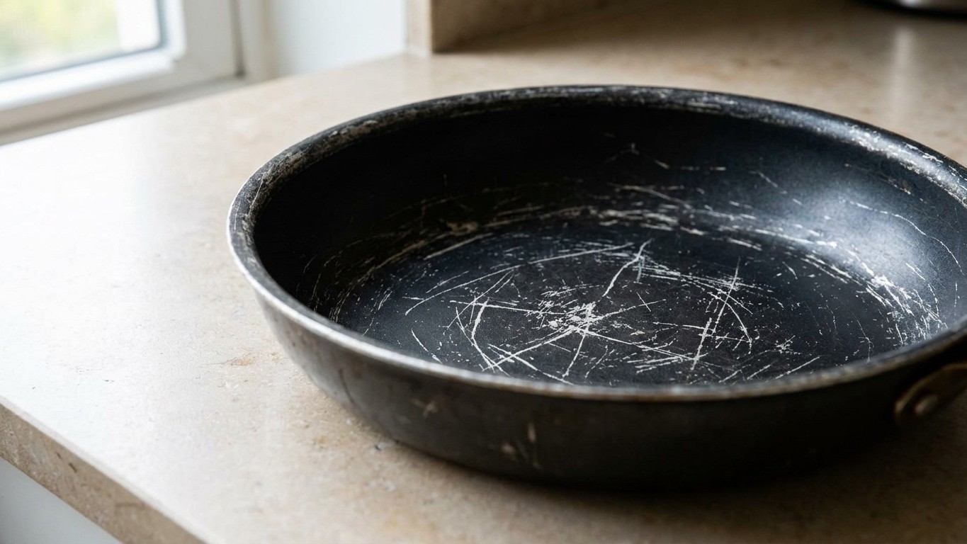 Your Scratched Non-Stick Pan Is Quietly Poisoning Your Food With Forever Chemicals
