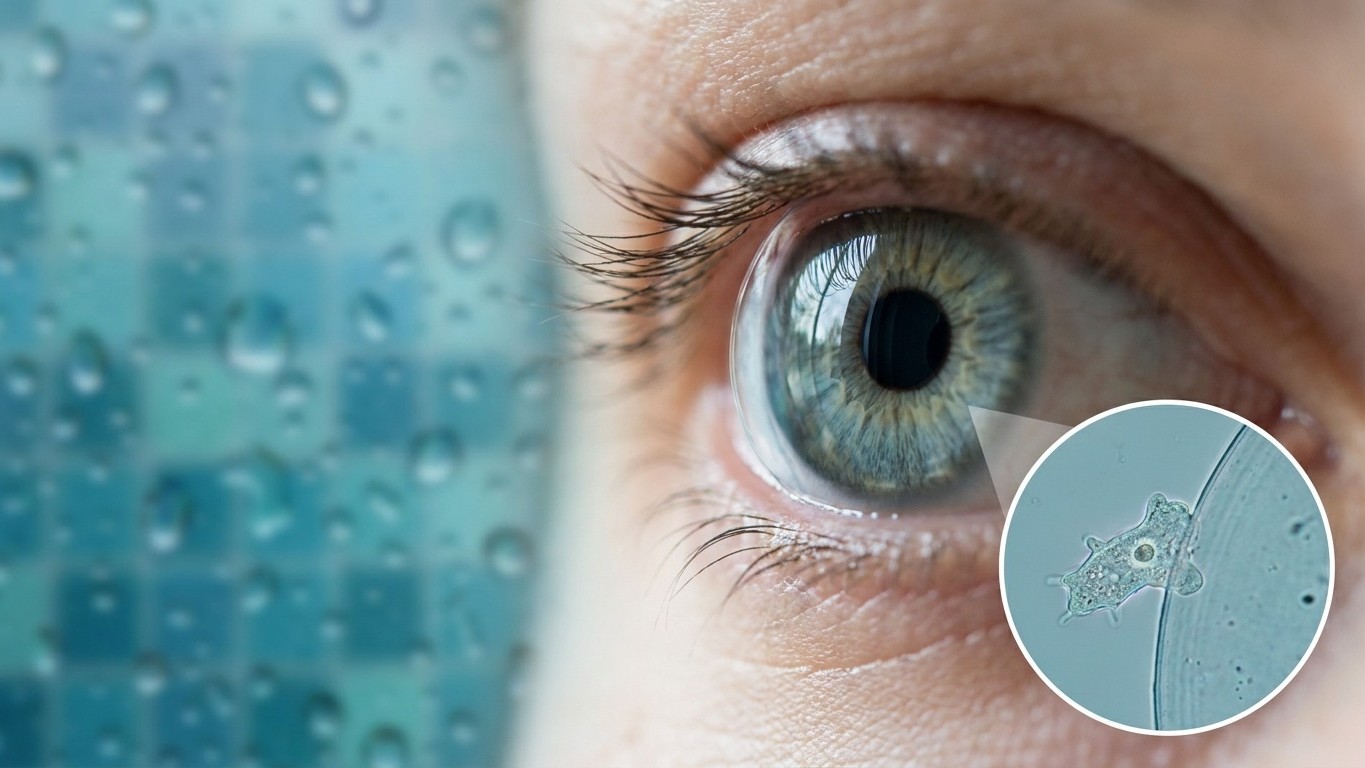 I Wore Contact Lenses to the Pool and My Optician Showed Me What Was Burrowing Into My Eye
