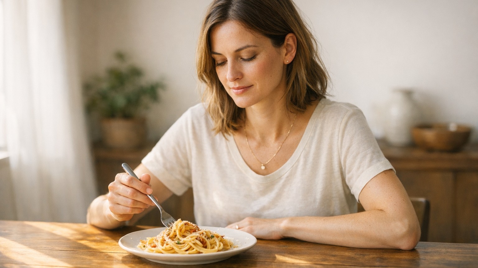 Why Eating Standing Up Is Sabotaging Your Digestion (And Making You Hungrier)