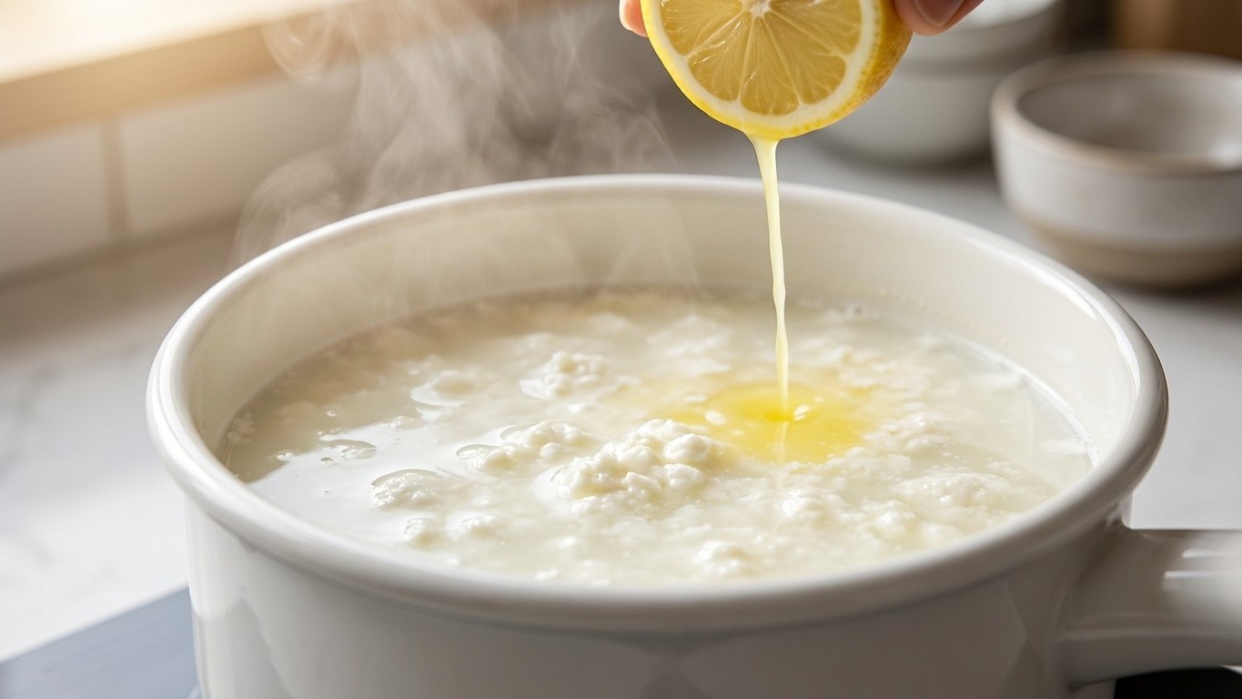 I always poured lemon juice into hot milk without knowing why it worked: a cheesemaker showed me what actually happens to ...