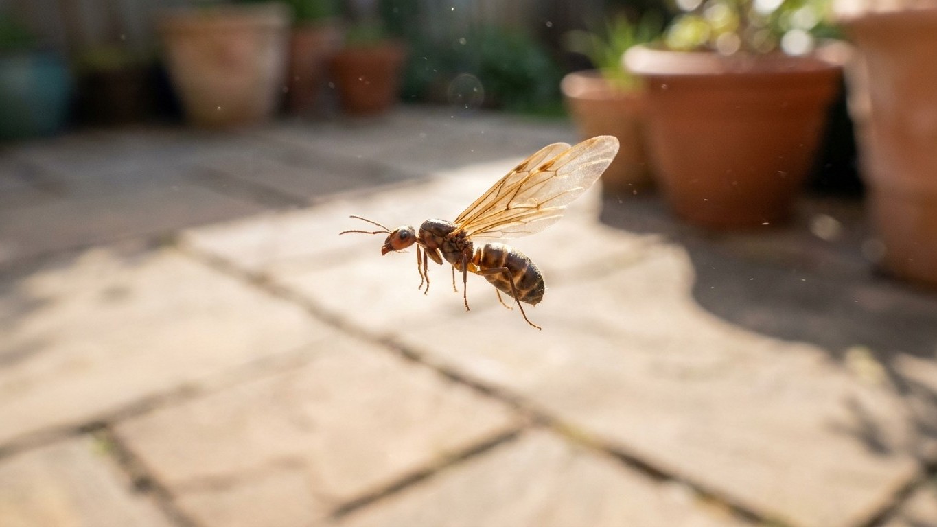 I sprayed insecticide on the flying ants swarming across my patio for years: an exterminator showed me I wasn't touching t...