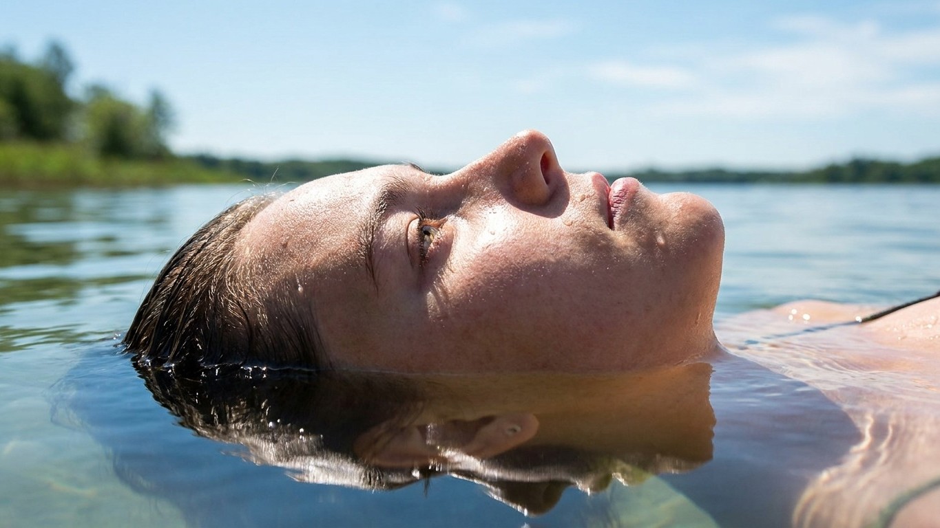 I swam all afternoon without sunglasses just to cool off: that same evening, I understood what the water's reflection had ...