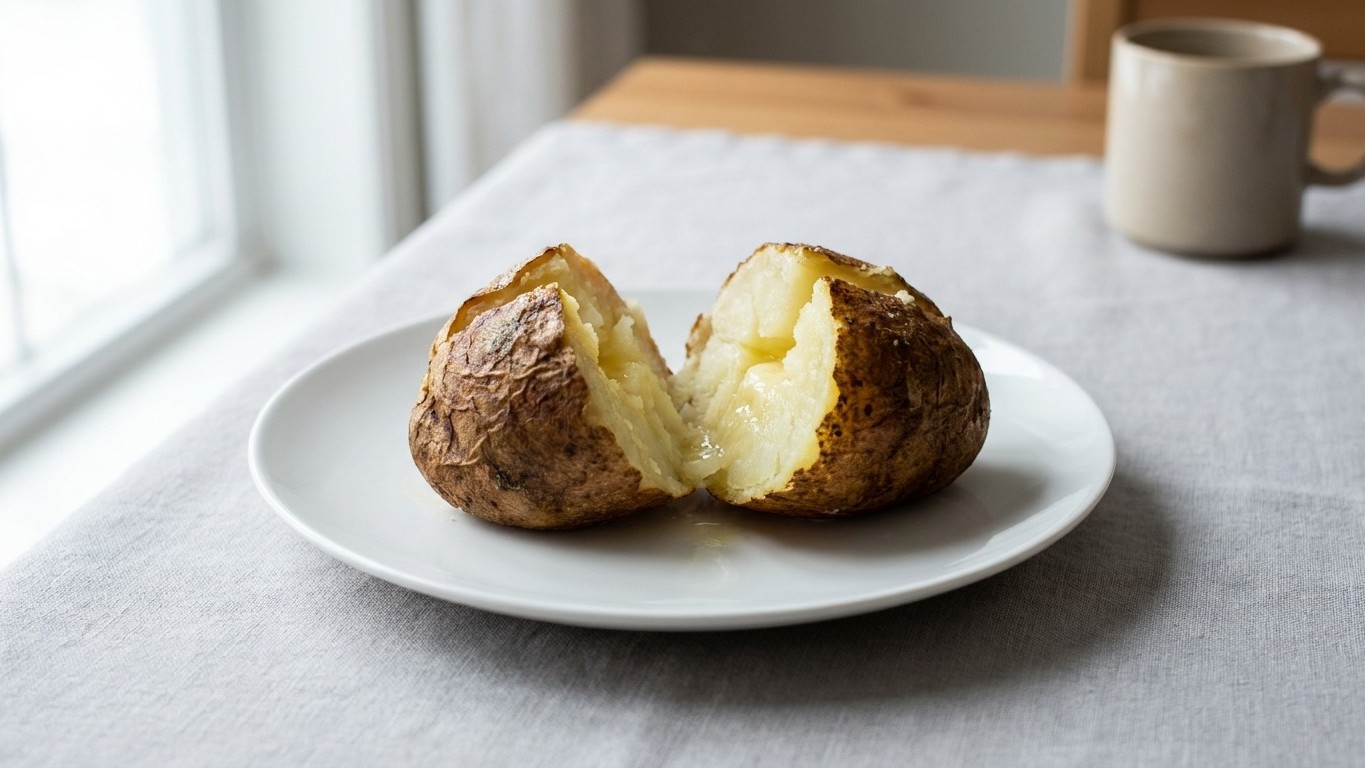 I threw my potatoes straight into the oven raw just to save time: when I pulled out the tray, I understood what the boilin...