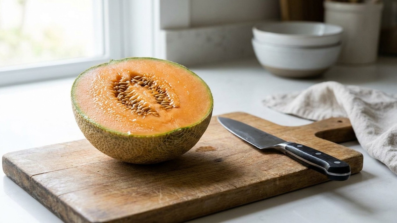 We all leave sliced melon sitting out at room temperature: this one-second reflex after cutting is what blocks listeria an...
