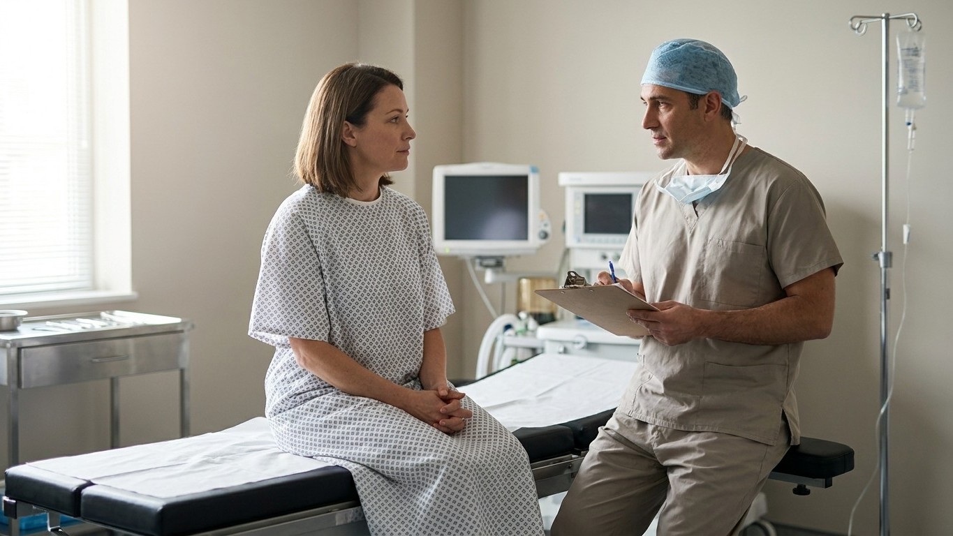 I kept having my weekly weight-loss jab right up to my operation just to stay on track: the morning the anaesthetist calle...