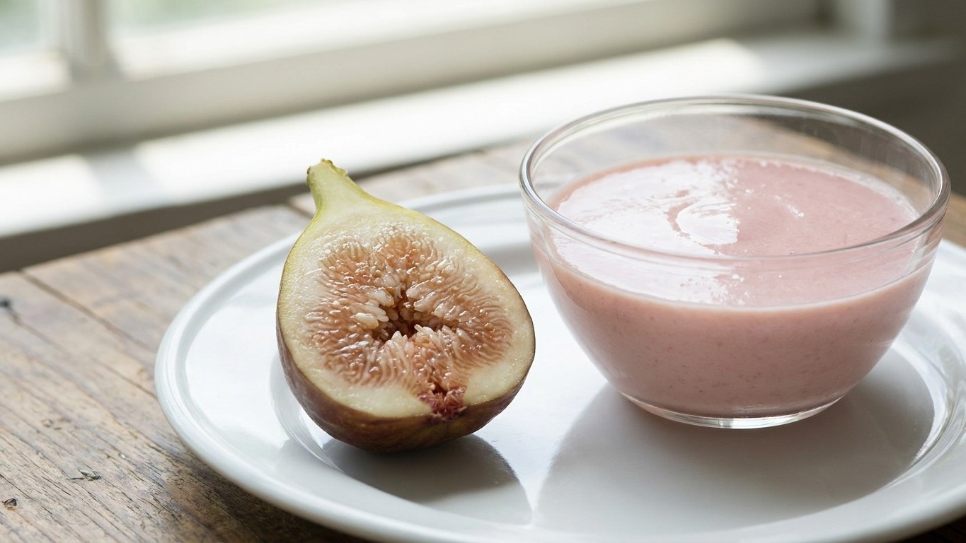 We all insist on blaming the gelatine when the mousse stays liquid, when it's what the raw fig quietly releases that undoe...
