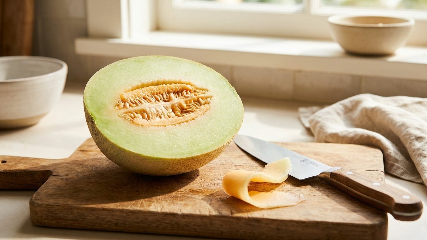 We all insist on chilling our melon gazpacho overnight, when it's what sits in the last two centimetres under the rind tha...