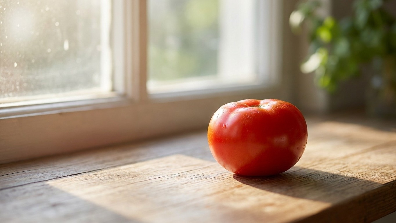 We all insist on putting tomatoes in the fridge, when it's those few degrees below 12 °C that switch off the smell for good