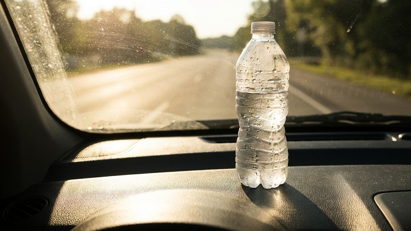 We all insist on sniffing a bottle left in a hot car before drinking it, when it's what the heat quietly releases from the...