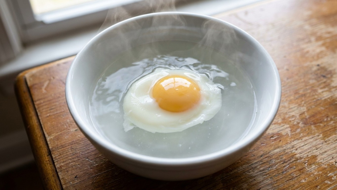 We all keep adding vinegar to the pan when our poached eggs fall apart, when the real answer is printed on the carton and ...