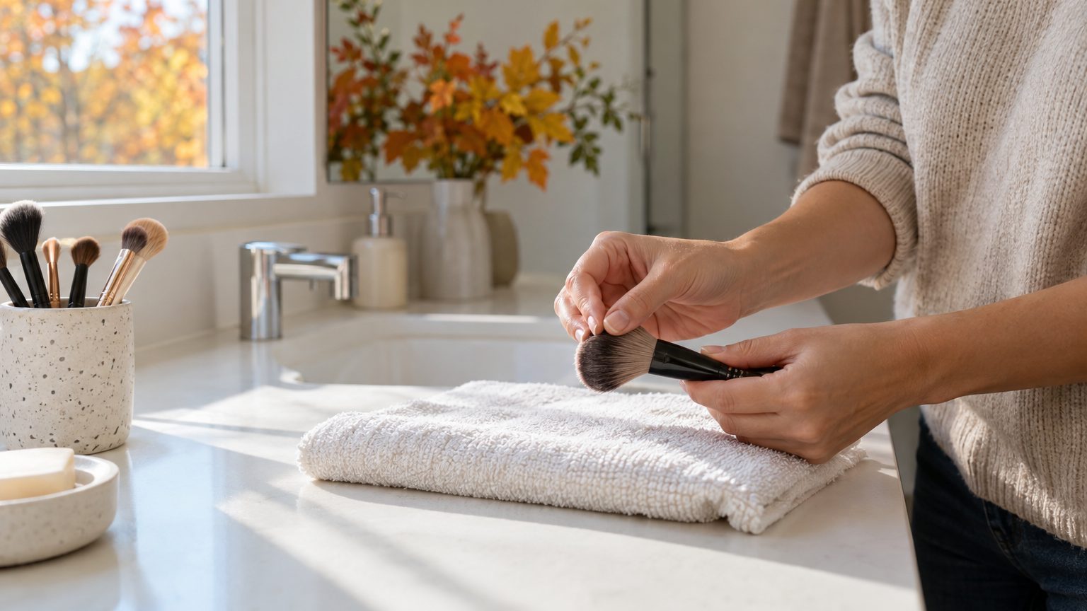 How often should you wash makeup brushes? A schedule by brush type and the right way to dry them